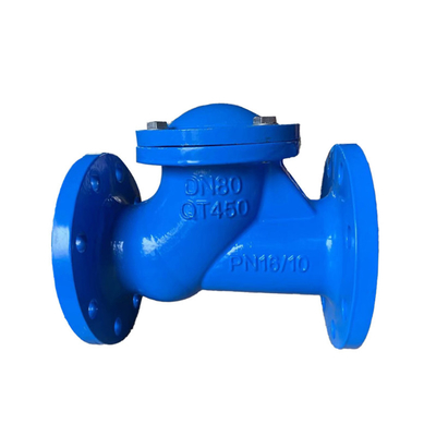 Van kiểm tra bằng gang dẻo dạng Nodular DN50 Van kiểm tra đĩa cao su Swing Wafer