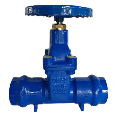 Ổ cắm bằng sắt dẻo không gỉ Loại van cổng DIN3202 Tiêu chuẩn