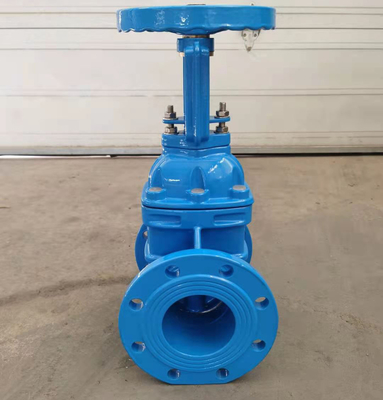 Qt450 Dn150 Pn16 Thân tăng Van cổng cống sắt dễ uốn Nhiệt độ bình thường