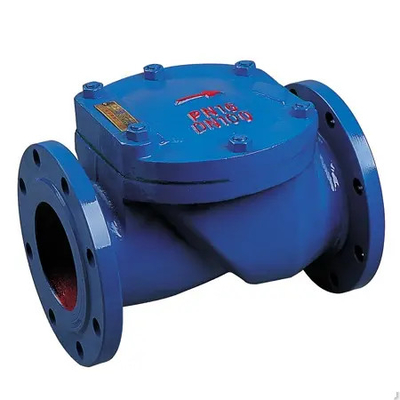 Van kiểm tra gang QT450 Nước thải thủy lực PN10 Van kiểm tra bóng mặt bích