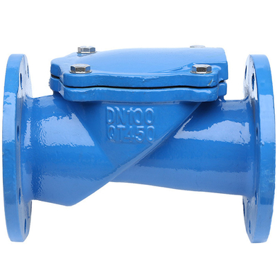 H44X-10 Van kiểm tra xoay bằng gang Van kiểm tra mặt bích cao su dạng Nodular