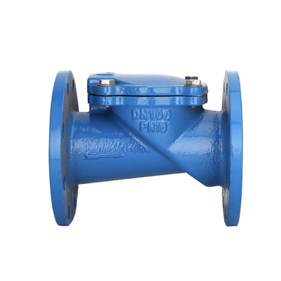 Van kiểm tra bi nổi Nodular Gang Pn10 Pn16 Van kiểm tra xoay mặt bích