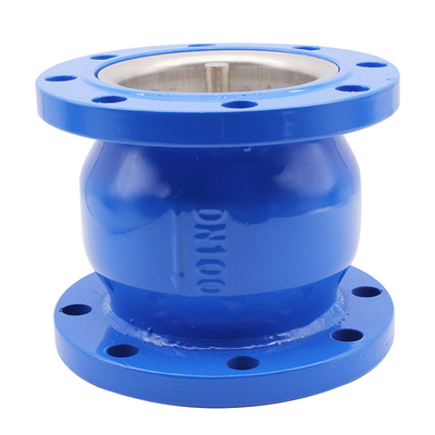 Van kiểm tra bằng gang dẻo dạng Nodular DN50 Van kiểm tra đĩa cao su Swing Wafer