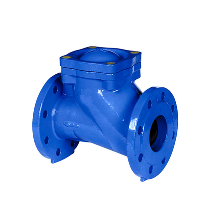 DIN F6 Van kiểm tra xoay bằng gang GGG50 QT450 Van kiểm tra xoay bằng cao su