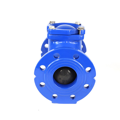Van kiểm tra bi GGG50 PN10 PN16 QT450 Van không quay trở lại Nắp cao su