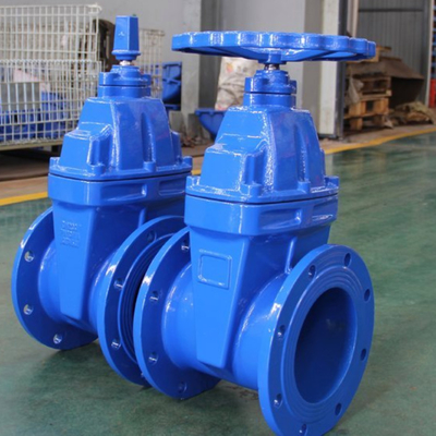 Van cống mặt bích Dn150 Pn16 Ggg50 Van cống sắt dễ uốn 6 inch