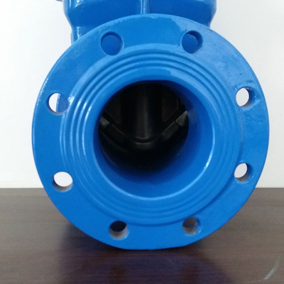 DN 300 Sắt dẻo QT450 Thiết bị van cổng nêm cao su Hoạt động theo tiêu chuẩn P16 DIN