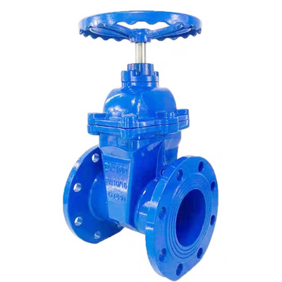 Qt450 Dn150 Pn16 Thân tăng Van cổng cống sắt dễ uốn Nhiệt độ bình thường