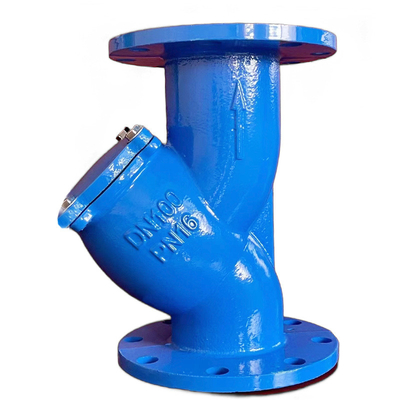 150lb Pn10 Pn16 Duxtile Iron Y-Type Strainer với đầu sườn